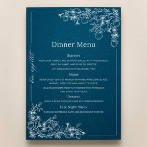 Blossom Menu