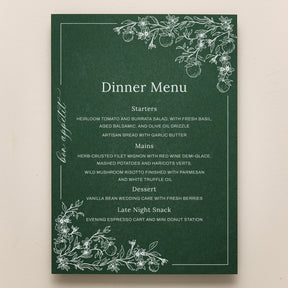 Blossom Menu
