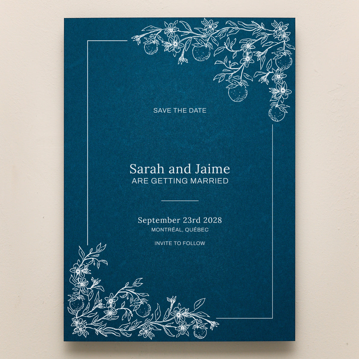 Blossom Save The Date