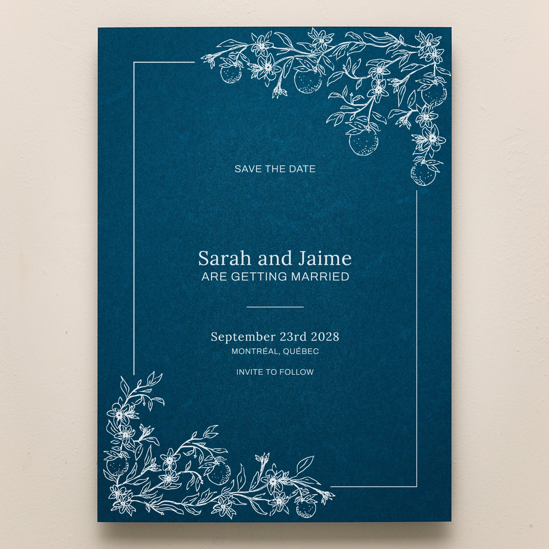 Blossom Save The Date