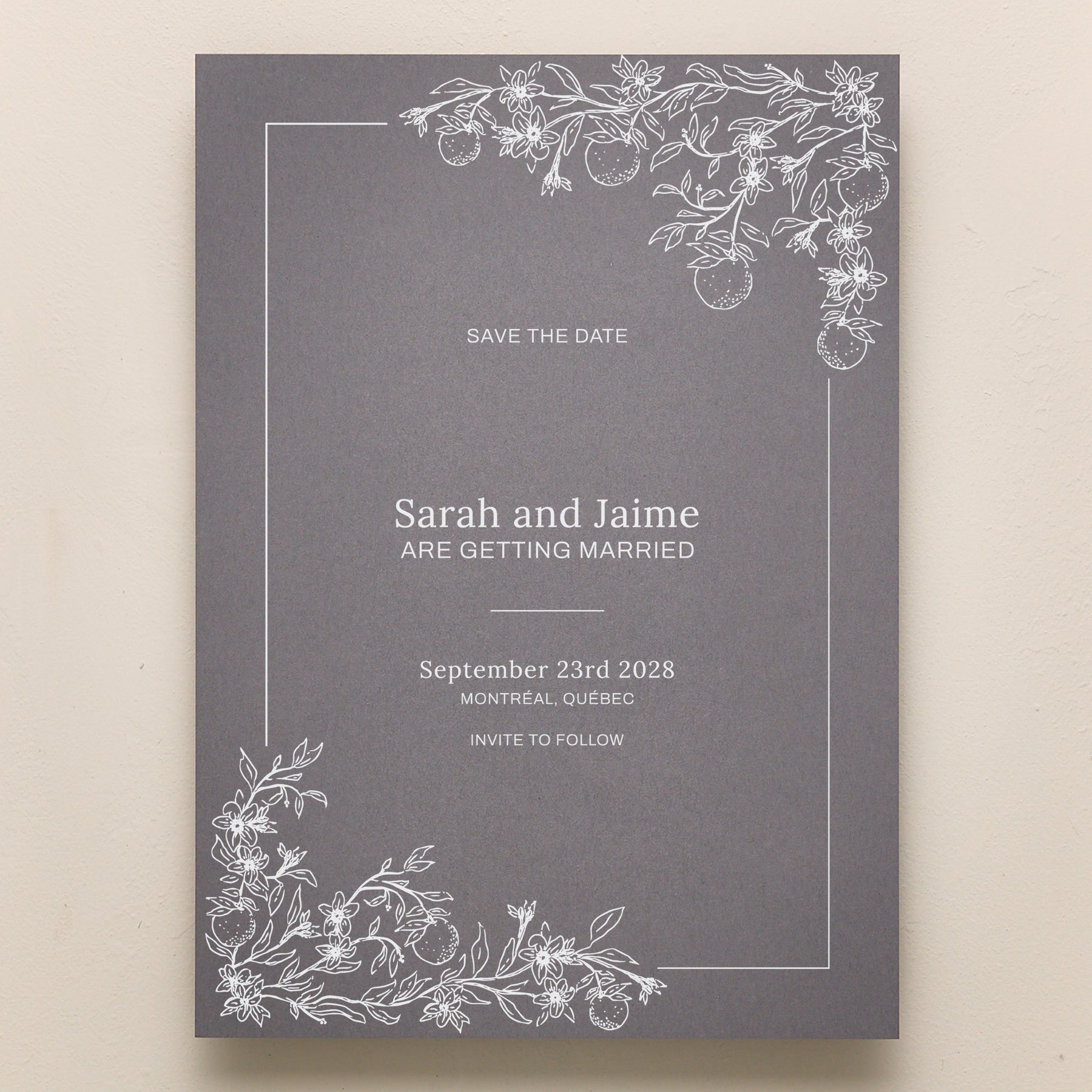 Blossom Save The Date