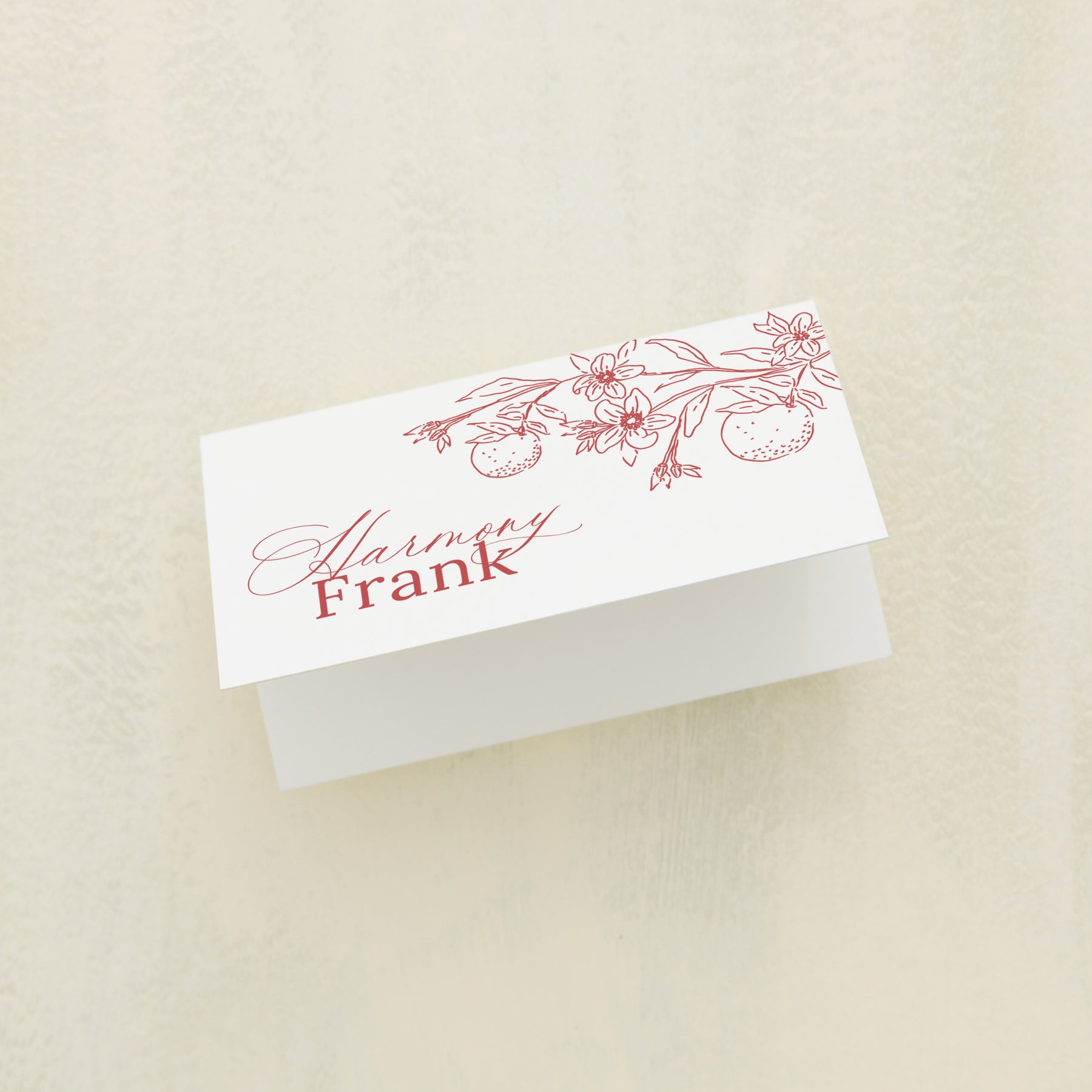 Blossom Place Card