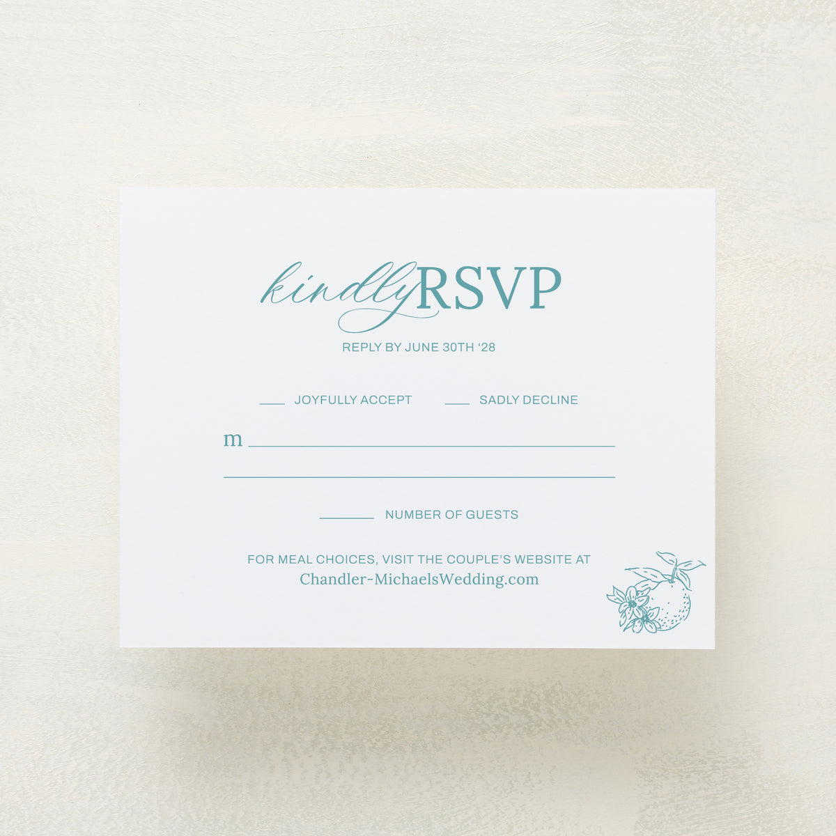 Blossom RSVP Cards
