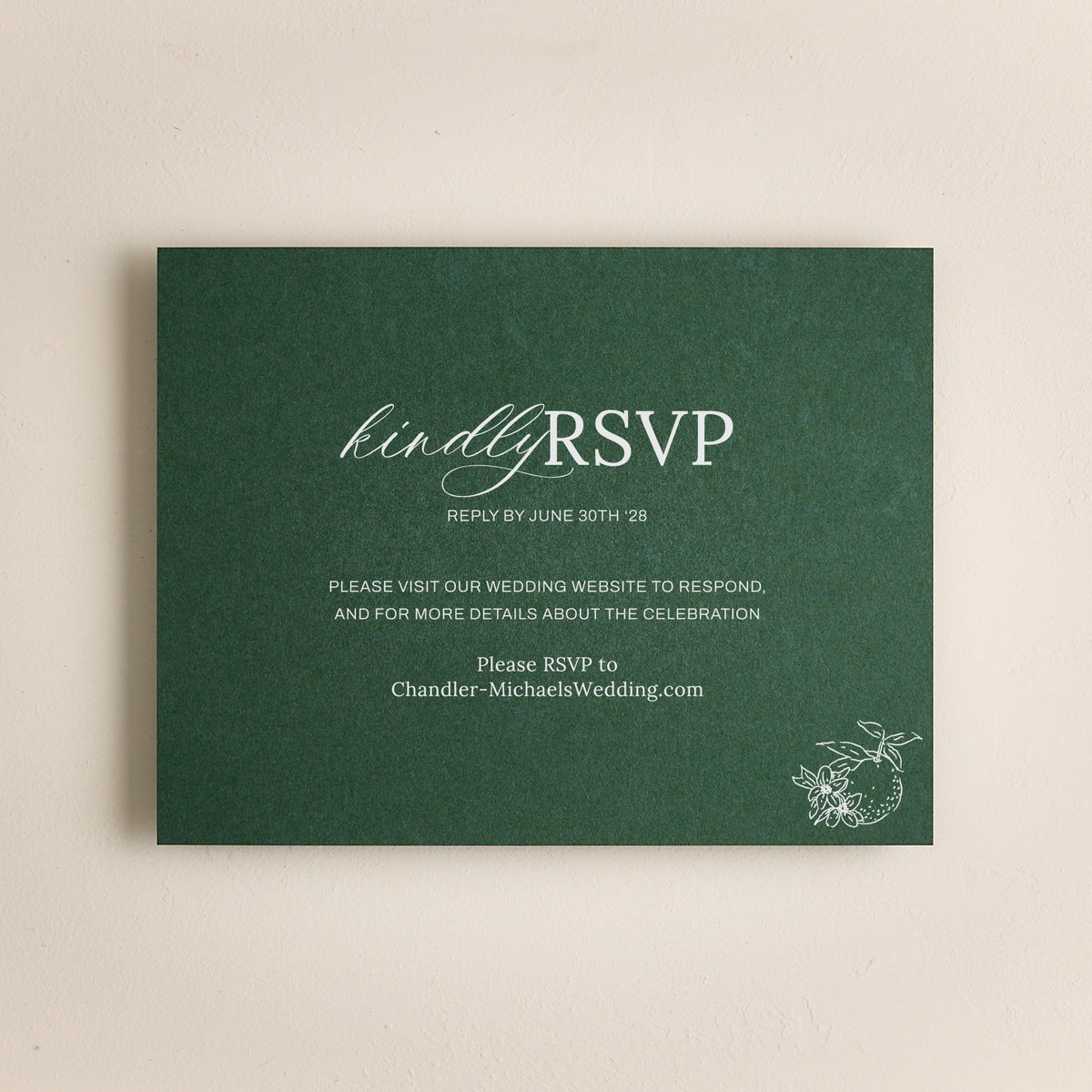 Blossom Digital RSVP Cards