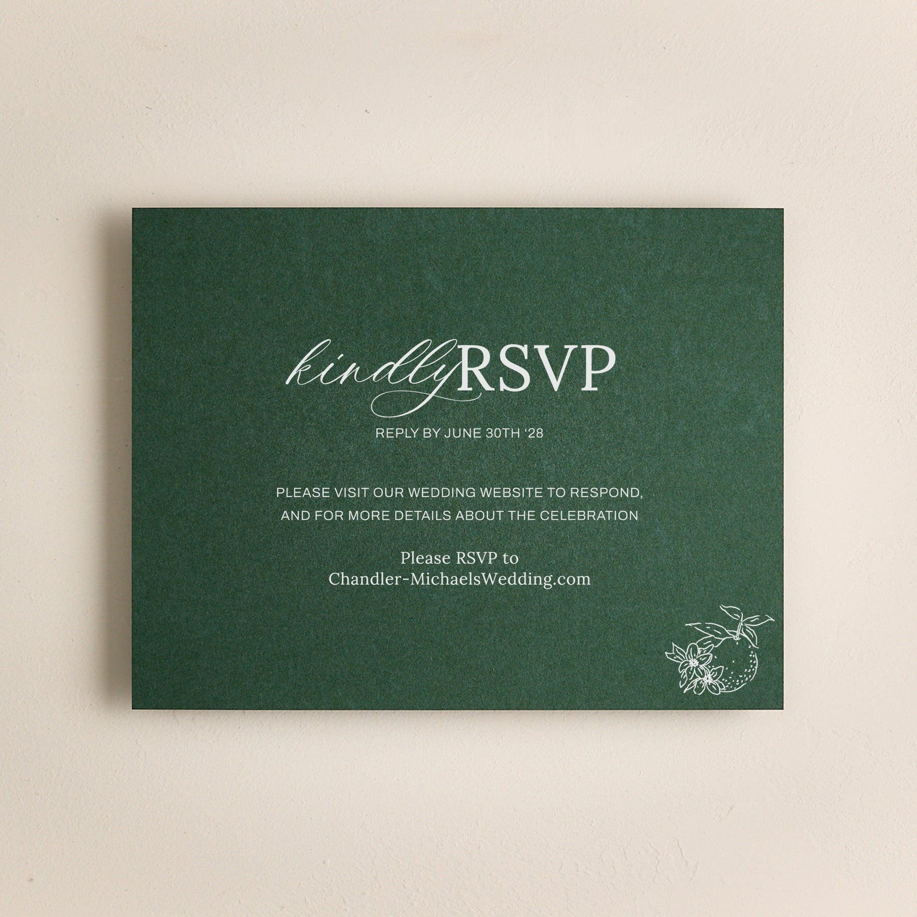 Blossom Digital RSVP Cards