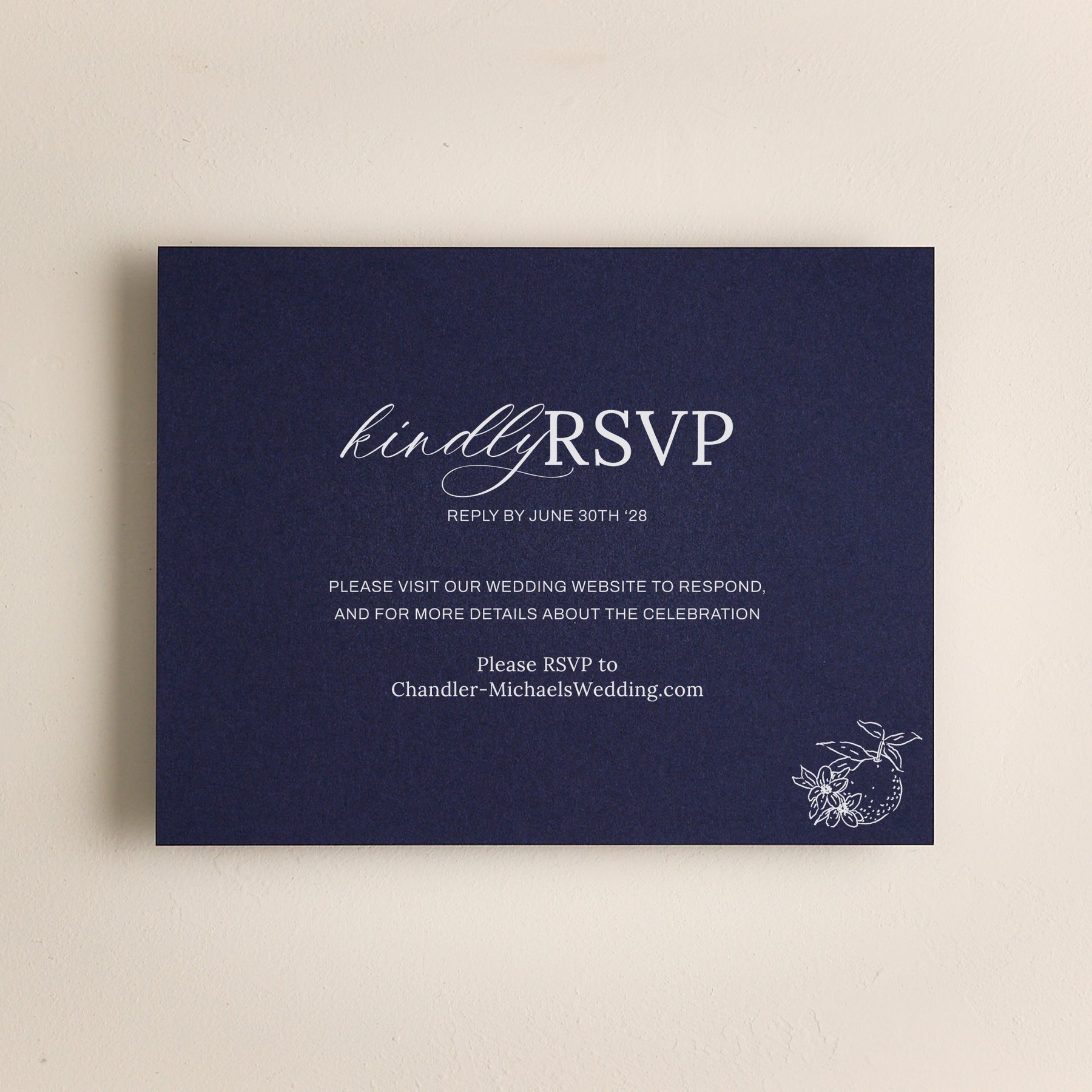 Blossom Digital RSVP Cards
