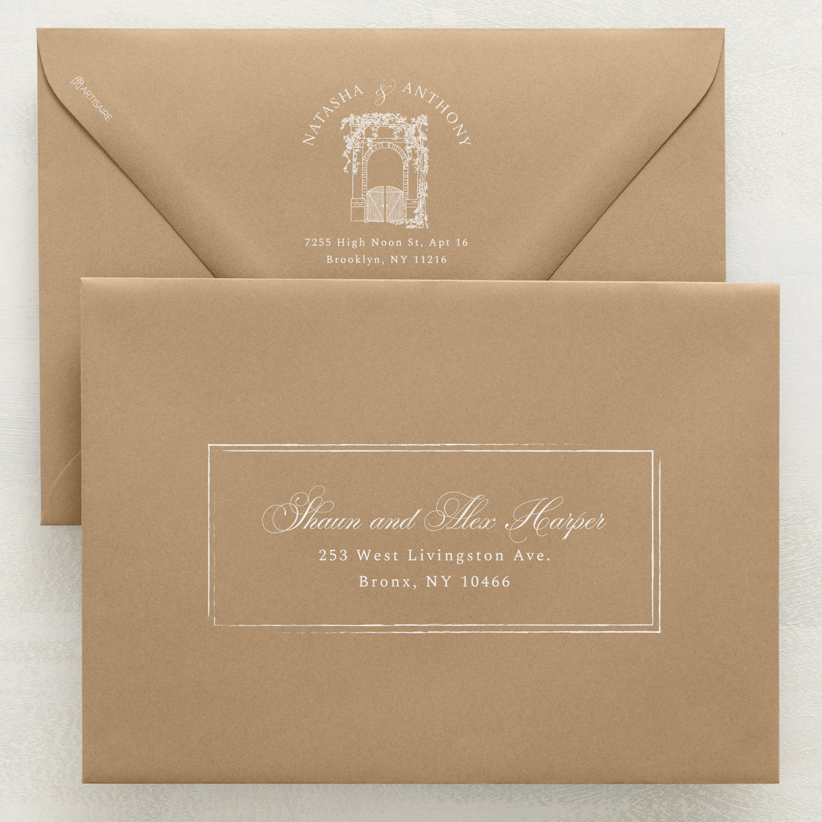 Dolce Vita Addressed Envelopes