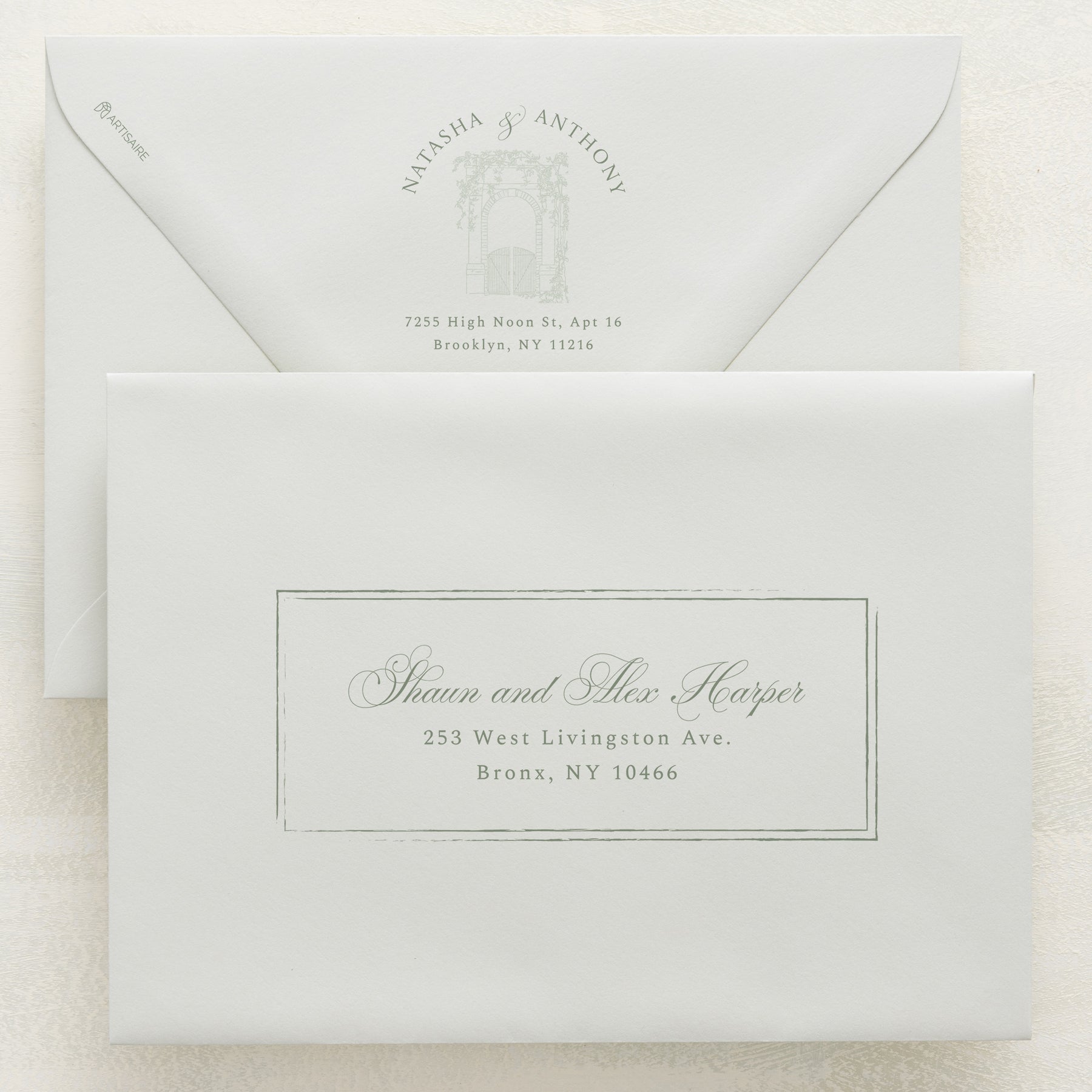 Dolce Vita Addressed Envelopes