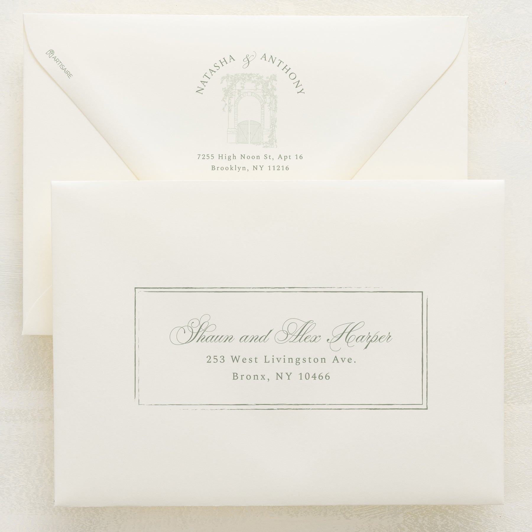 Dolce Vita Addressed Envelopes