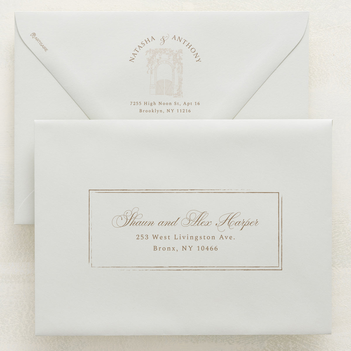 Dolce Vita Addressed Envelopes