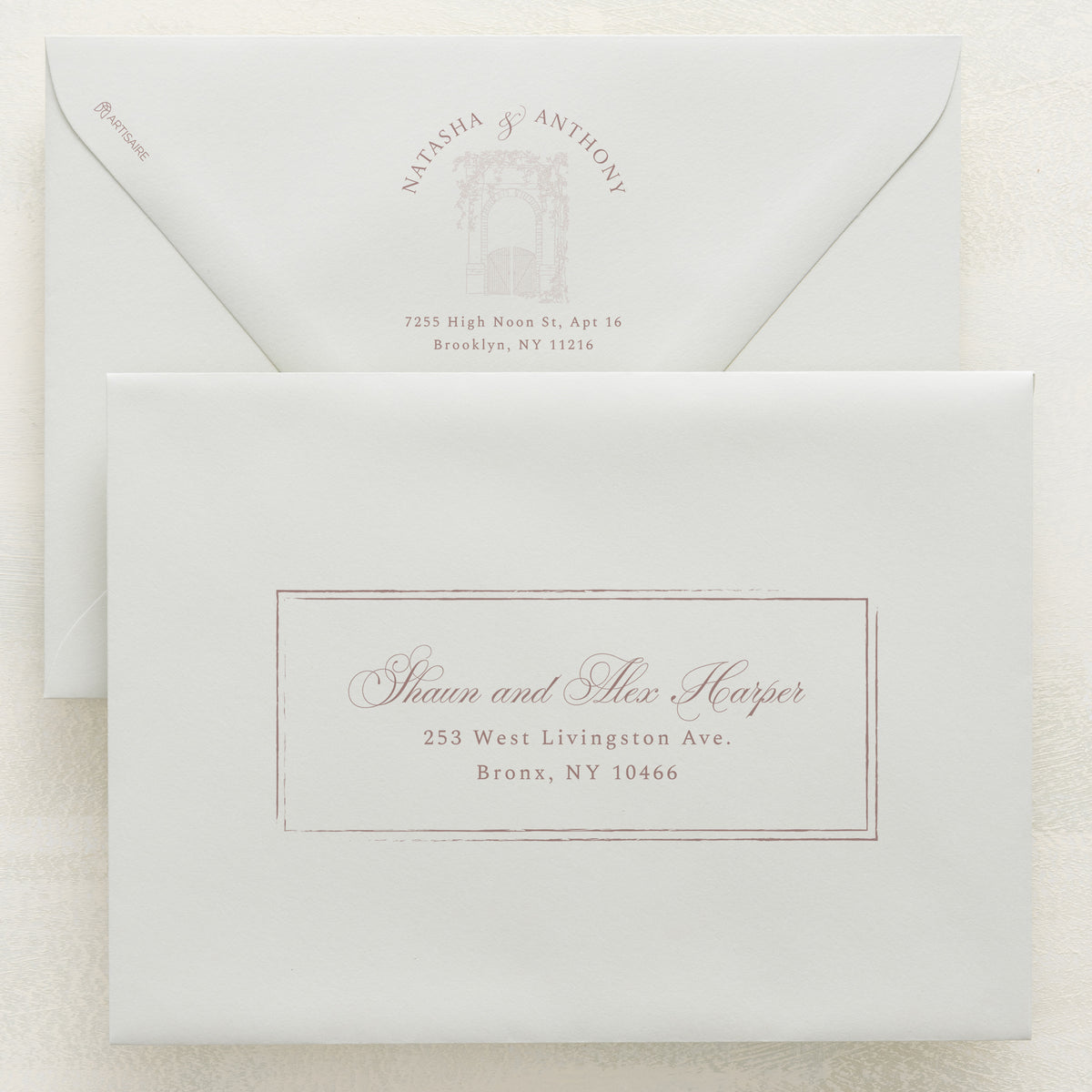 Dolce Vita Addressed Envelopes