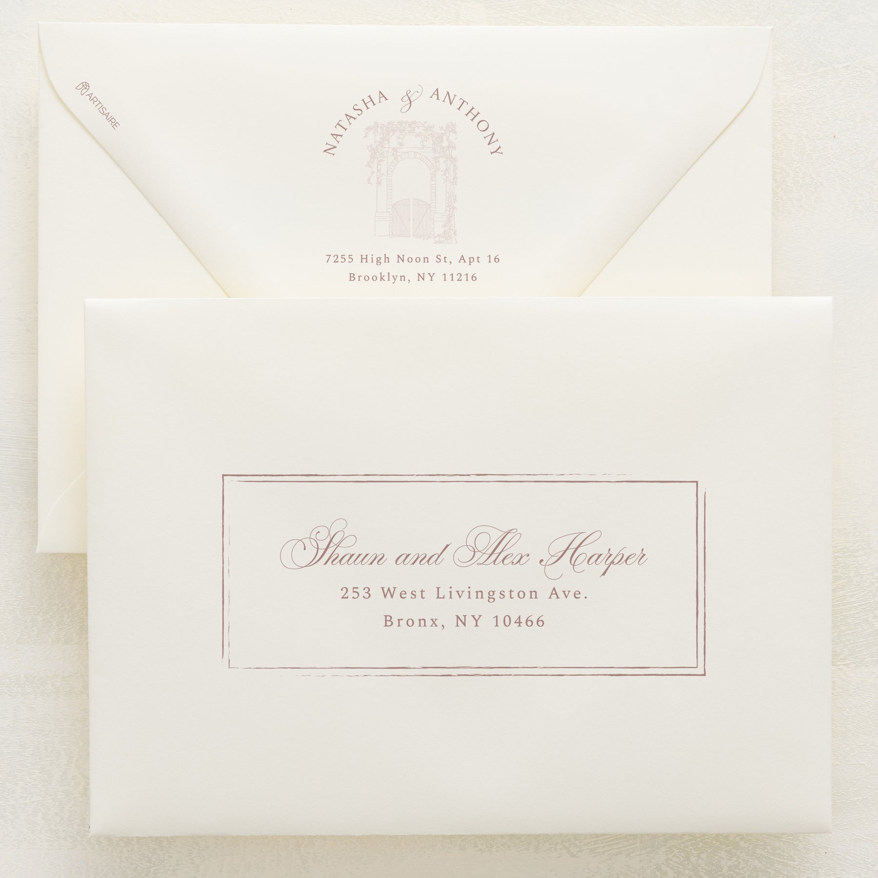 Dolce Vita Addressed Envelopes