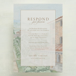 Dolce Vita All In One Wedding Invitations