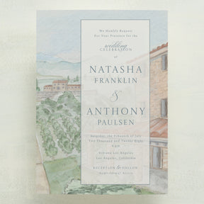 Dolce Vita All In One Wedding Invitations