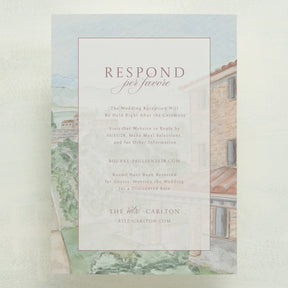 Dolce Vita All In One Wedding Invitations