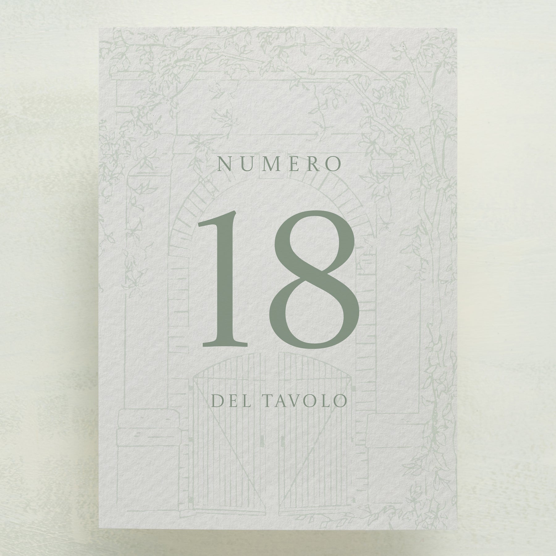 Dolce Vita Table Number