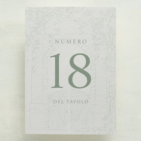 Dolce Vita Table Number