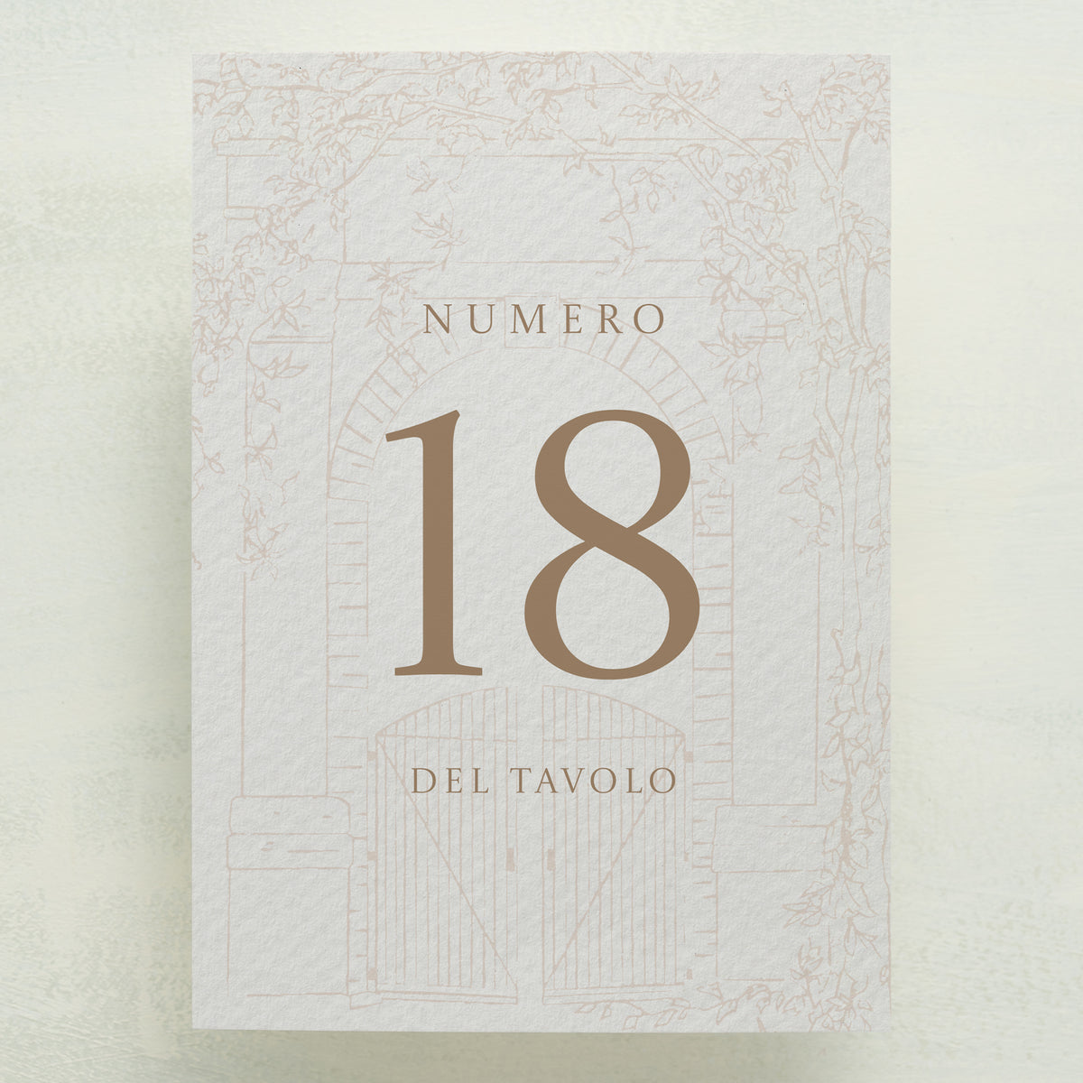 Dolce Vita Table Number