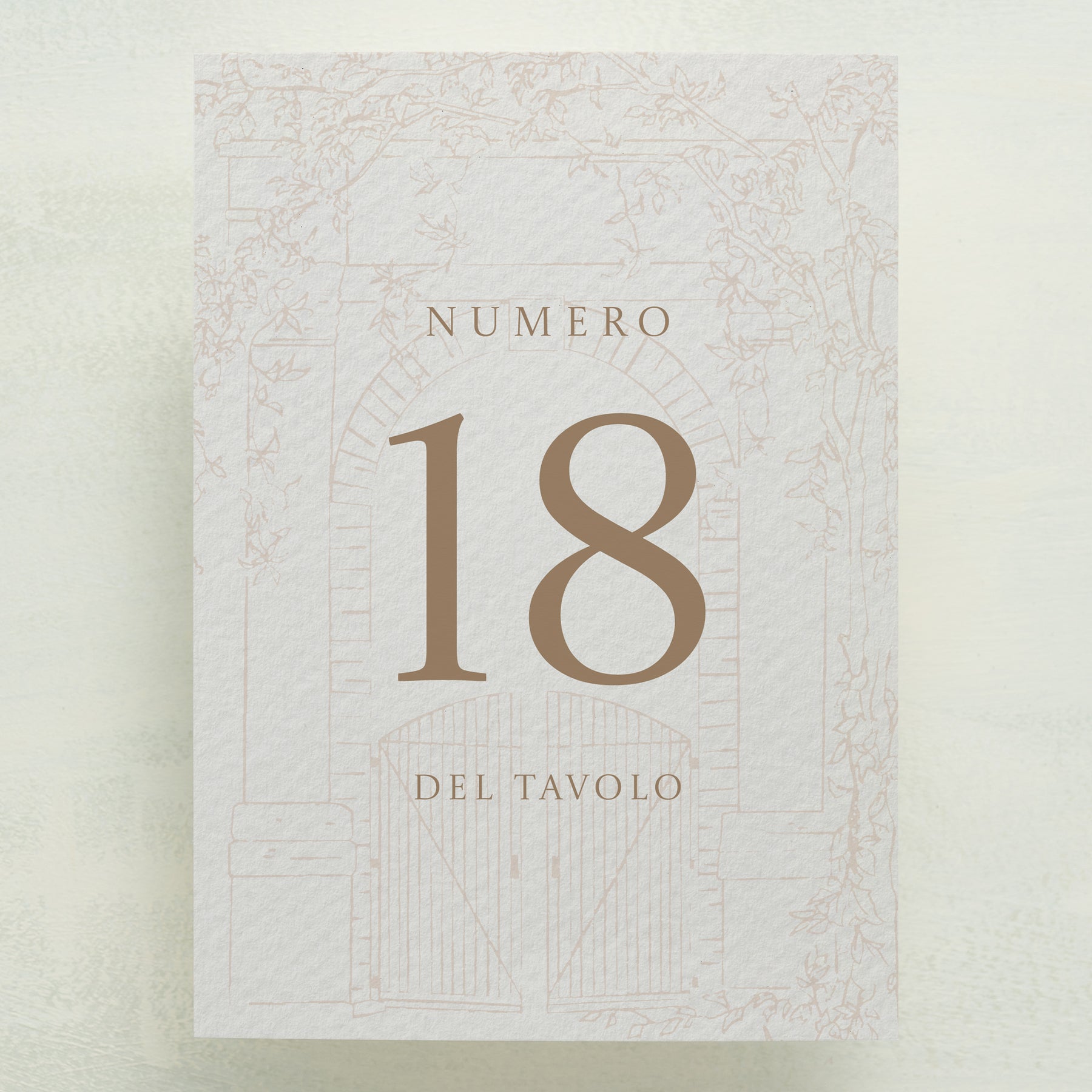 Dolce Vita Table Number