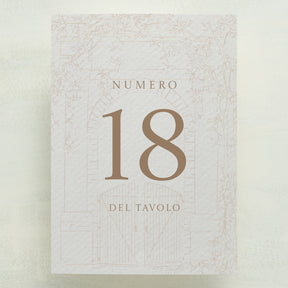 Dolce Vita Table Number