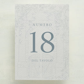 Dolce Vita Table Number