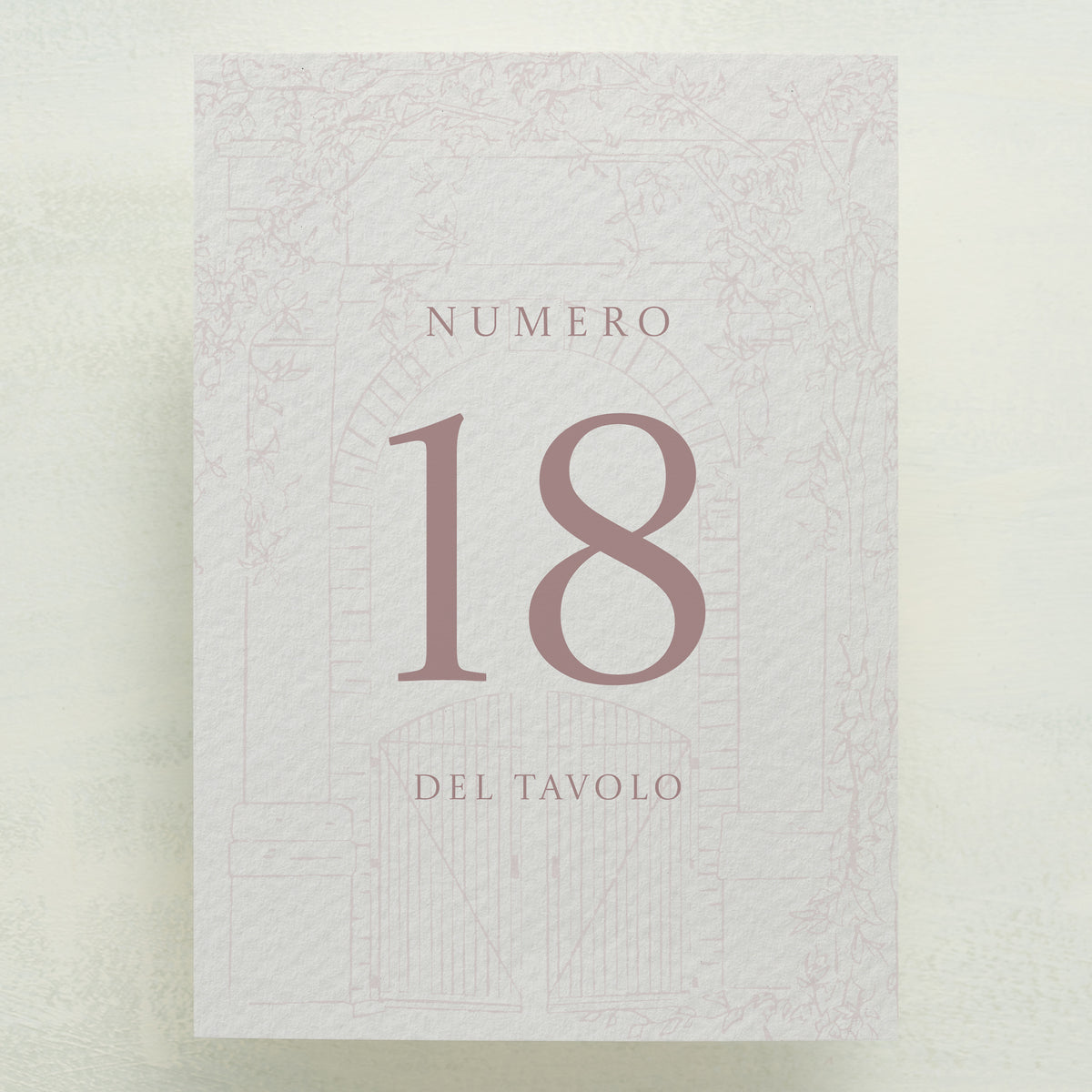 Dolce Vita Table Number