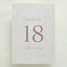 Dolce Vita Table Number