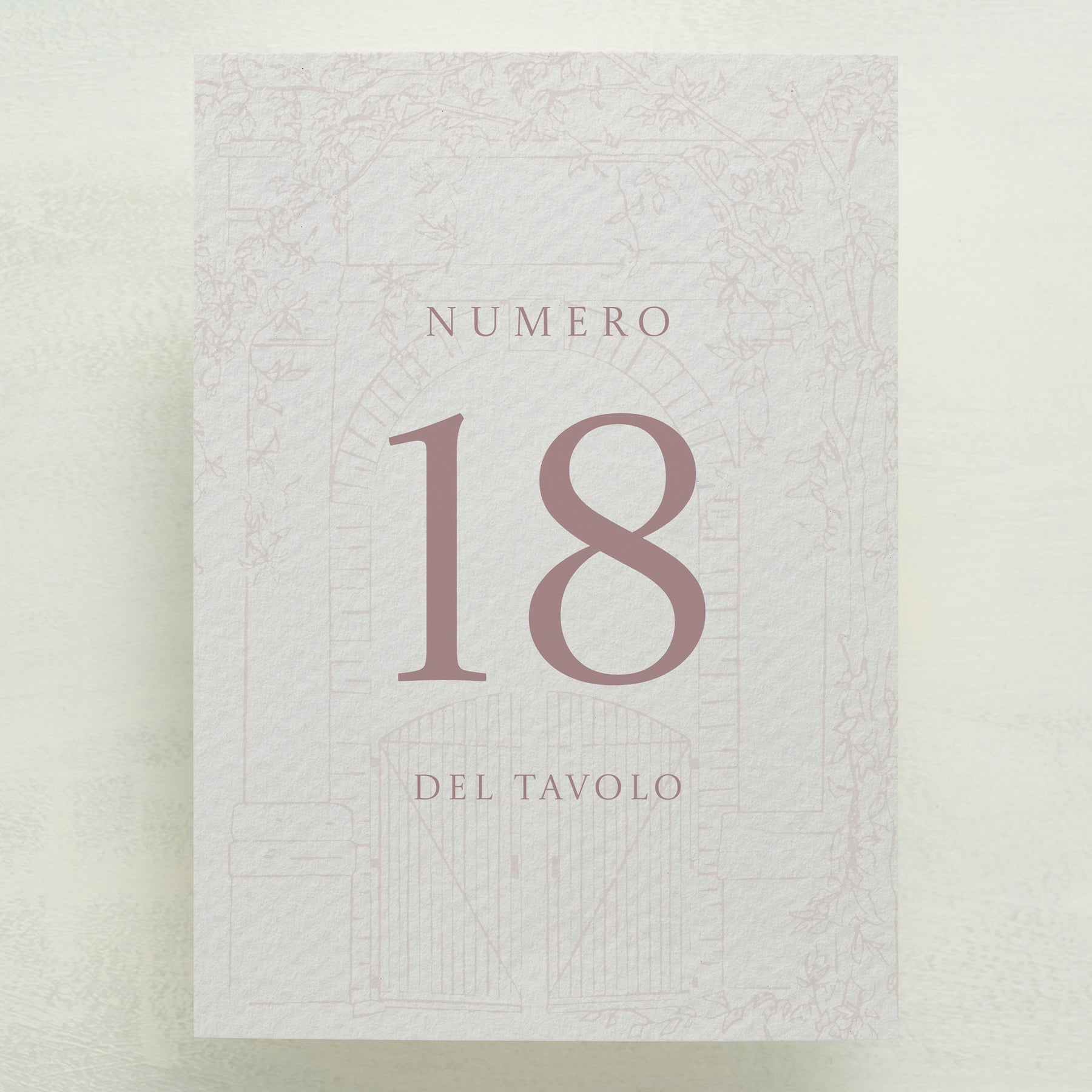 Dolce Vita Table Number