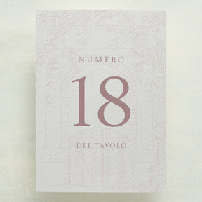 Dolce Vita Table Number