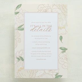 Meadow All In One Wedding Invitations