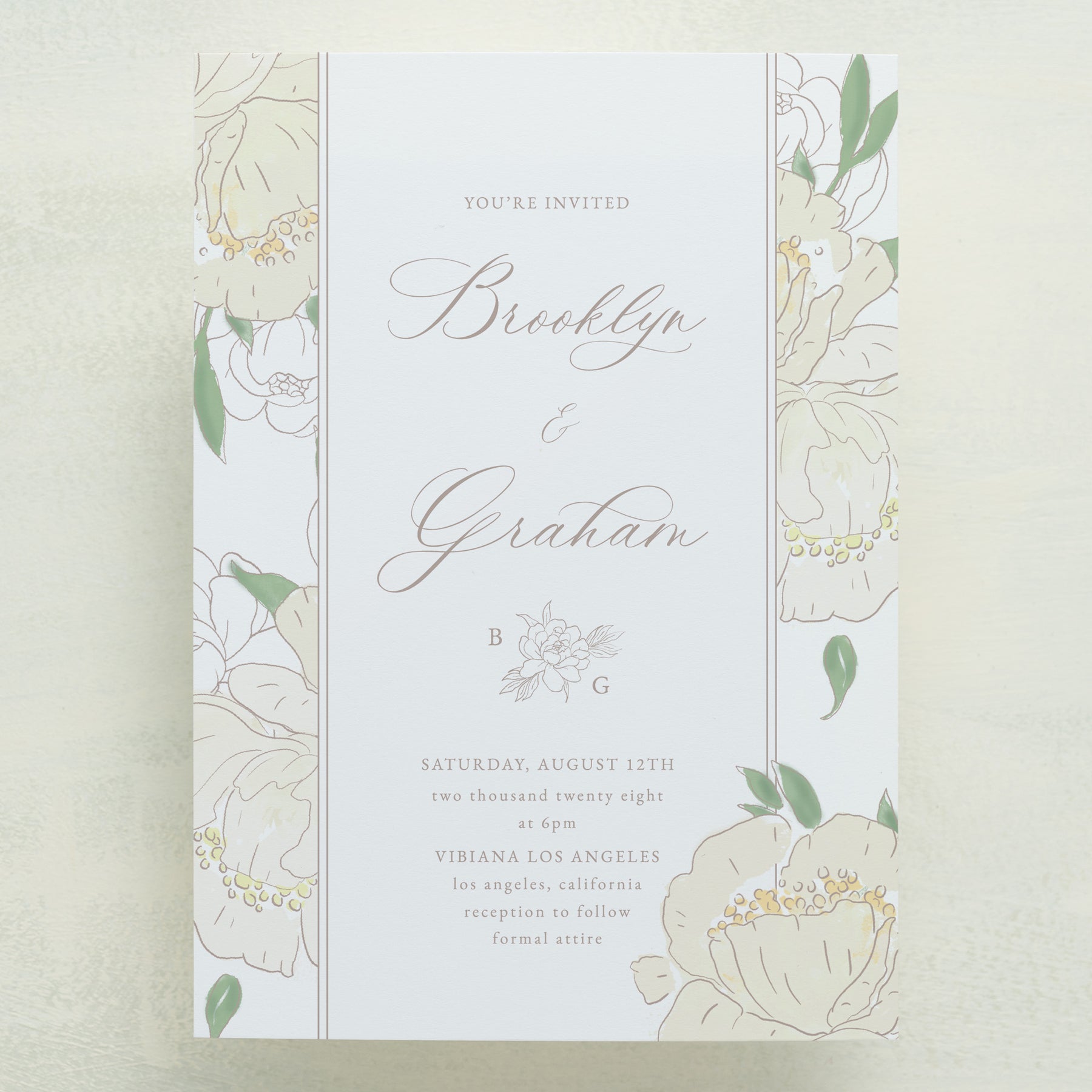 Meadow All In One Wedding Invitations