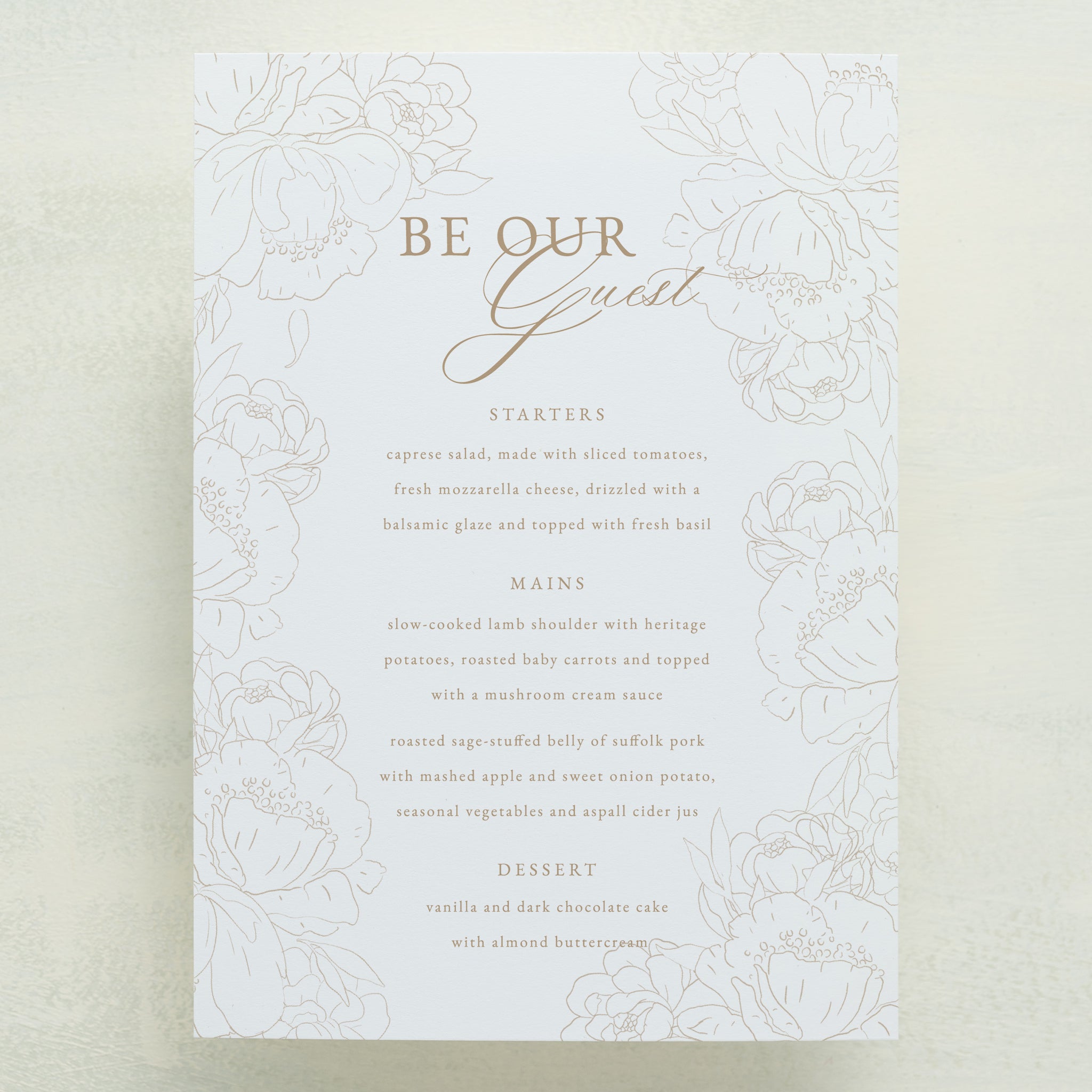 Meadow Menu
