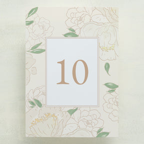 Meadow Table Number