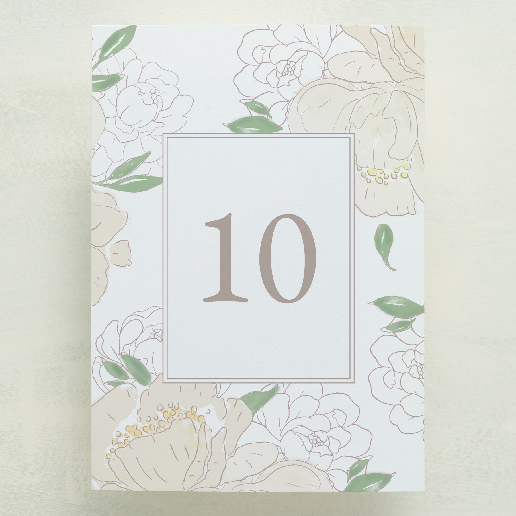 Meadow Table Number