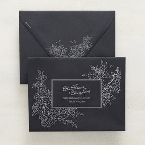 Rose Serenade Reply Envelopes