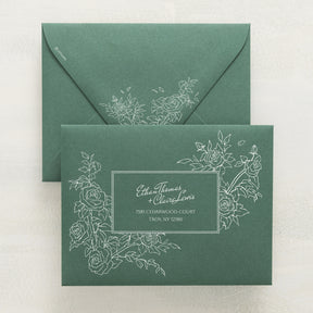 Rose Serenade Reply Envelopes