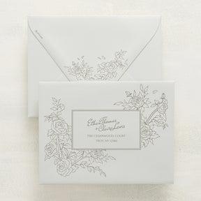 Rose Serenade Reply Envelopes