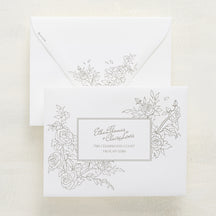 Rose Serenade Reply Envelopes
