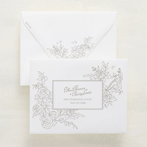 Rose Serenade Reply Envelopes