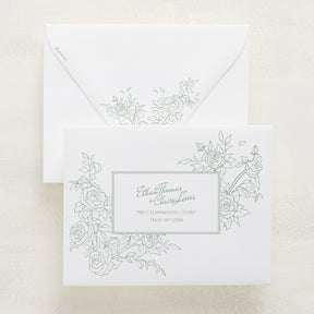 Rose Serenade Reply Envelopes