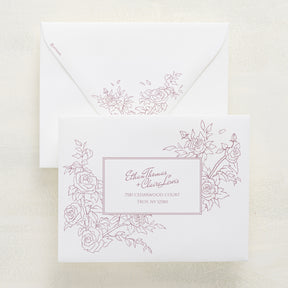 Rose Serenade Reply Envelopes
