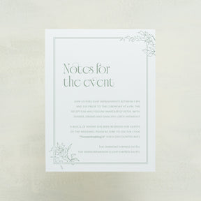 Rose Serenade Details Card