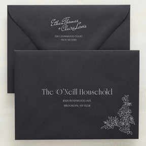 Rose Serenade Addressed Envelopes