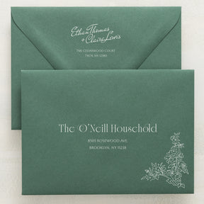 Rose Serenade Addressed Envelopes