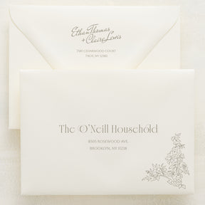 Rose Serenade Addressed Envelopes