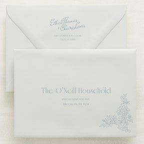 Rose Serenade Addressed Envelopes