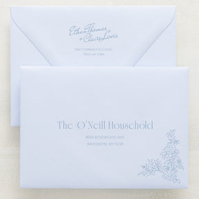 Rose Serenade Addressed Envelopes