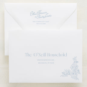 Rose Serenade Addressed Envelopes