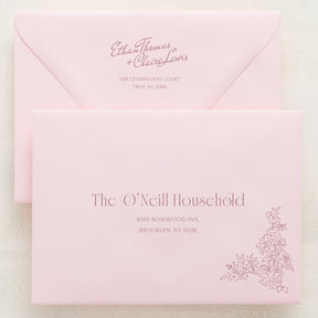 Rose Serenade Addressed Envelopes