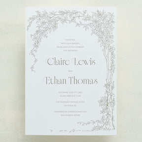 Rose Serenade Wedding Invitations